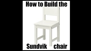 How to Build IKEAs Sundvik Kids Chair [upl. by Eimmas]