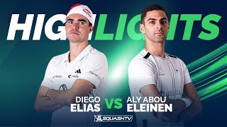 🇵🇪 Elias v Eleinen 🇪🇬  US Open Championships 2024  SF HIGHLIGHTS [upl. by Kippy]