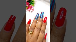 Straight lines Nails at home nails nailartdesigns naildesigns nailartathome shortsvideo shorts [upl. by Dora]