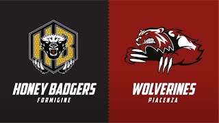 Honey Badgers Vs Wolverines Piacenza Nine Football League 2024 [upl. by Shull]