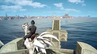 Explorando Mapa Altissia com Chocobo  Final Fantasy XV [upl. by Yonita663]