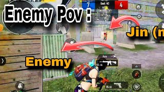 1 vs 1 with 60 Fps player 🥷  Full enemy pov 🙅  20 king 👑  Who Jin Yt [upl. by Naashar614]