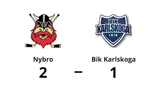 Nybro Viking  Karlskoga IK 21  Allsvenskan Hockey Höjdpunkter [upl. by Ycul]