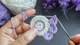 Super easy model 💯 crochet motif crochet knitting [upl. by Arnst]