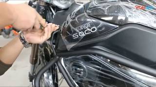 super soco tc accessories  Engine Guards [upl. by Aem183]