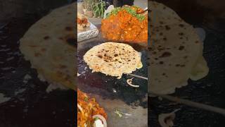 Double Egg Porata Chilli Paneer Kathee Roll 😋🤤 Part 1 full maikng video in Channel Subscribe Plz [upl. by Gayleen552]