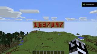 Live Subscriber Count In Minecraft [upl. by Erbas]