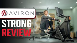 Aviron Strong Smart Rowing Machine The Gamified Fitness Future [upl. by Body624]