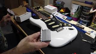 Fender Player II Stratocaster Gets Professional Series Bridge On the Workbench Episode 3 [upl. by Yrrak981]