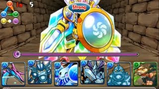 Puzzle amp Dragons Tuesday dungeon  Keeper of the Rainbow Master  Guide [upl. by Yddub]