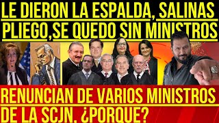 🔴ENVIVO Renuncian de varios ministros de la SCJN ¿porque [upl. by Cirnek]