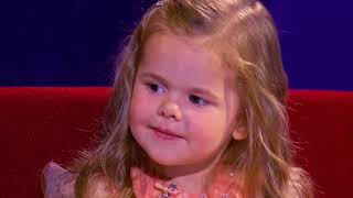 Claire Ryann on Little Big Shots Interview Adorable as ever YouTube [upl. by Euginomod]