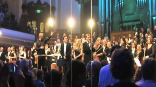 Robin Gibb Jnr RJ receives a standing ovation after world premier of Titanic Requiem [upl. by Araeit]