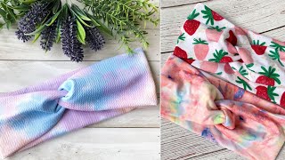 ✔️DIY Diadema Turbante para AdultosVERY Easy Turban Headband [upl. by Atiekram]