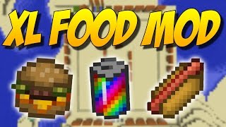 XL FOOD MOD Mucha Comida Chatarra  Minecrafteana Minecraft Mod 110194189 [upl. by Opiak]