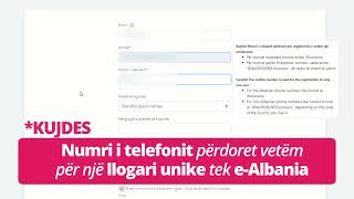 Përditësimi i profilit tek eAlbania [upl. by Lhok]