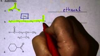 Naming Aldehydes [upl. by Yerggoeg833]