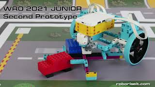 WRO 2021 Junior Second robots prototype from Roboriseit [upl. by Irrol]