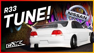 UNREAL R33 GTR TUNE Car X Drift Racing Godzilla R3  Ultimate Setup [upl. by Seely122]