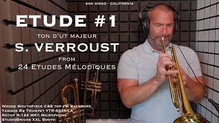 VERROUST Etude 1 from 24 Etudes Mélodiques [upl. by Neeuq544]