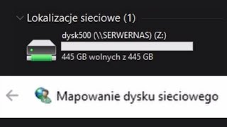 WINDOWS 11  MAPOWANIE DYSKU SIECIOWEGO W NOWYM EKSPLOATORZE PLIKÓW [upl. by Arayk]