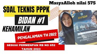 SOAL PPPK BIDAN 20232024KEHAMILAN [upl. by Gombosi125]