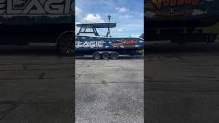 Ford F450 pulling yellowfin 42 Voodoo Fishing charters [upl. by Norted]