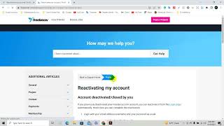 how to reopen closed freelancer account [upl. by Welsh]