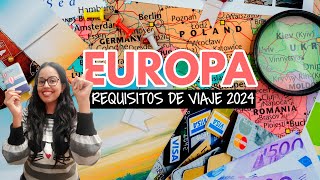 Requisitos para viajar a Europa en 2024 [upl. by Acquah]