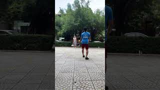 Shuttlecock Professional Kicking Style by Elbow Master 7 shuttlecock shorts short shortsfeed [upl. by Hwang]