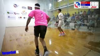 Racquetball Highlights Landa Vs Parrilla 2022 [upl. by Yendahc976]