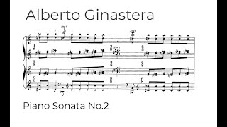 Alberto Ginastera  Piano Sonata No2 [upl. by Einhpad]