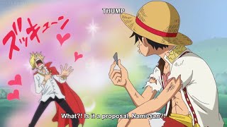 one piece namis proposal to sanji [upl. by Okia]