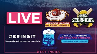 🔴 LIVE Leewards v Jamaica  CG United Super 50 [upl. by Fairbanks]