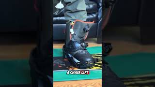 HOW TO USE CLEW STEP In SNOWBOARD bindings snowboarding [upl. by Lindsley918]