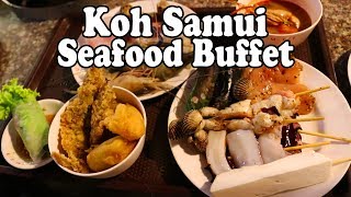 Koh Samui Seafood Buffet BBQ Seafood in Thailand All You Can Eat Thai Food on Koh Samui [upl. by Denyse]