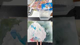 Watercolor Tips How to Lift Color From a Watercolor Painting watercolorpainting watercolor [upl. by Ainesell]