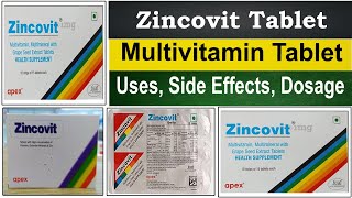 Zincovit Tablet  Zincovit Tablet Benefits  Side Effects  Uses  Dosage [upl. by Odrareve]