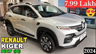 Renault kiger 2024  Renault kiger RXT O Mt 2024  Renault 799 lakh 🔥renault kiger kiger2024 [upl. by Sherburn]