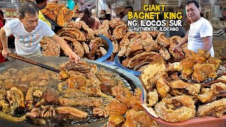 Ang quotBAGNET KINGquot ng ILOCOS Sur  Hari ng GIANT BAGNET sa NARVACAN Farmers Market 100Kgs SOLD Daily [upl. by Viva]