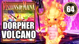 Visions of Mana  Make For And Explore Dorpher Volcano  Walkthrough Part 64 [upl. by Candis]