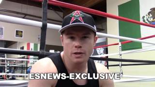 Canelo on GGG vs Kell Brook GOT A MESSAGE FOR GGG  ESNEWS BOXING [upl. by Dedie516]