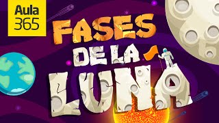 Las Fases de la Luna  Videos Educativos Aula365 [upl. by Sedecrem]