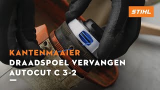 Draadspoel vervangen  AutoCut C 32  STIHL Kantenmaaiers [upl. by Mela]