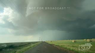 Tornado doing damage near Seiling OK [upl. by Rourke]