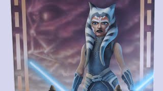 Painting Ahsoka Tano [upl. by Relyhs]