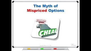 The Myth of Mispriced Options [upl. by Shimberg]