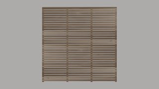 Tulipwood Slatted Fence Panels [upl. by Caundra]