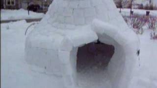 Igloo  Snowfort 2009 [upl. by Dollie]