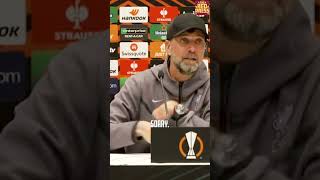 Klopps funny exchange with journalist klopp ynwa liverpool [upl. by Vinaya]